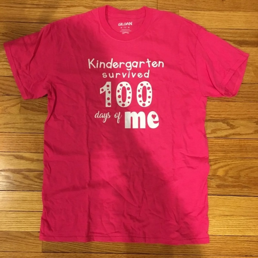“Kindergarten Survived 100 Days of Me” T-shirt